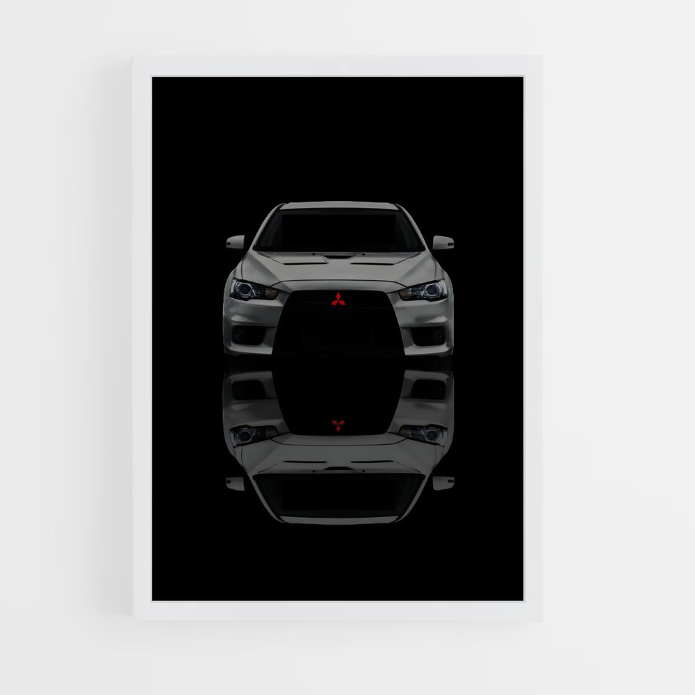 Poster Lancer Xcellence – affiche Mitsubishi (vue 3)